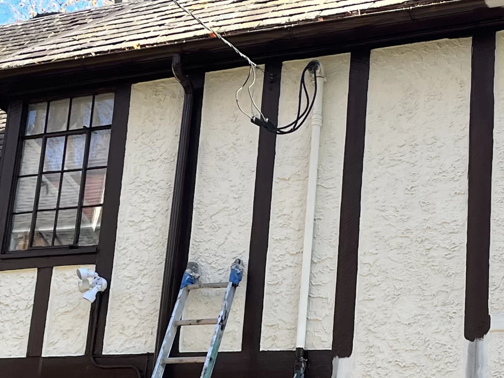 Freshly painted exterior home by professional exterior house painters in Havertown, PA